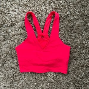 ALO REAL SPORTS BRA - PINK LAVA SMALL